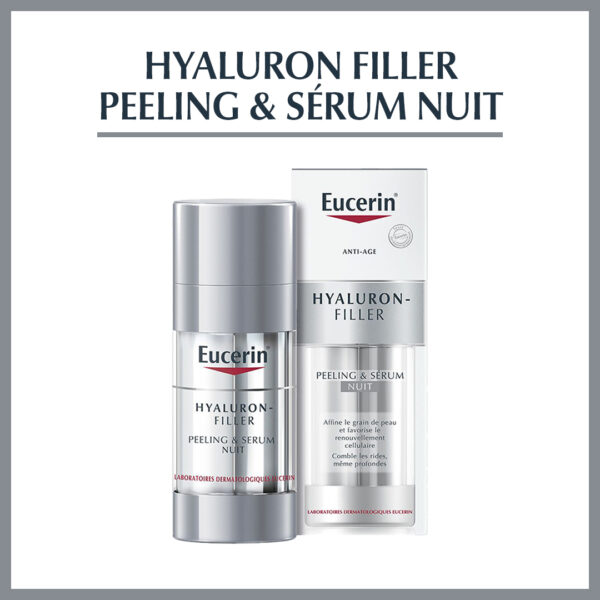 Eucerin – Hyaluron-Filler Peeling & Sérum Nuit – 30 ml