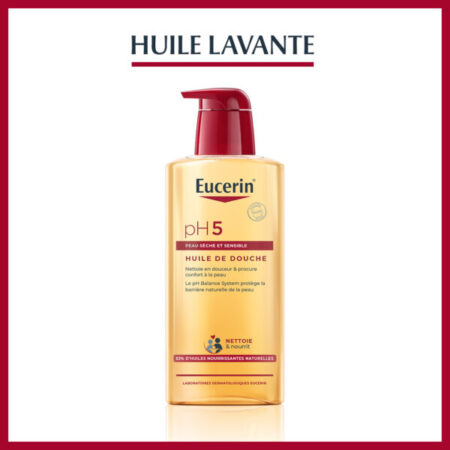 Eucerin HUILE  LAVANTE 400 ML
