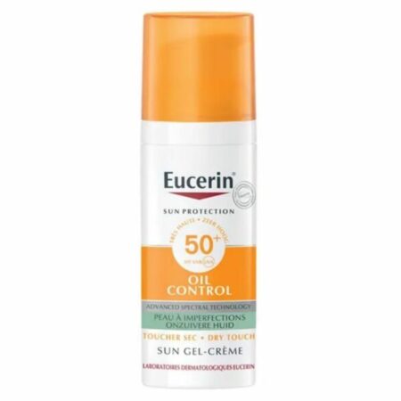 EUCERIN SUN TOUCHER SEC GEL CRÈME HUILE CONTROLE = 2 Miniatures Offertes