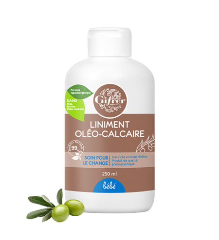 GIFRER LINIMENT OLEO-CALCAIRE HUILE OLIVE EXTRA 250 ML