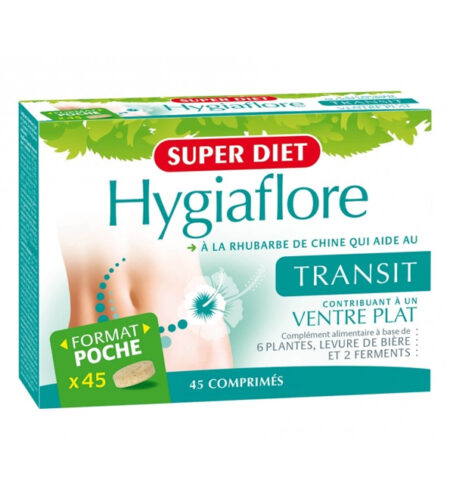 Super Diet Hygiaflore Transit Ventre Plat Pocket – 45 Comprimés