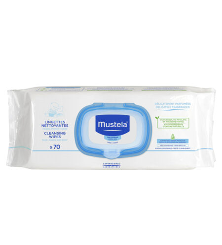 Mustela Lingettes Nettoyantes – 70 Piéces