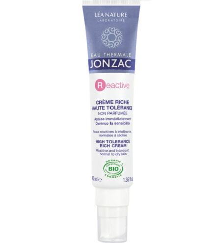 EAU THERMALE JONZAC RÉACTIVE CRÈME RICHE HAUTE TOLÉRANCE 40 ml