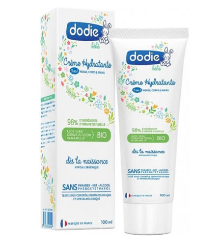 Dodie – Crème hydratante 3 en 1 – 100 ml