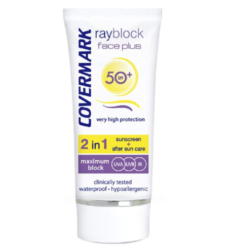 Covermark – Rayblock Face Plus teintée beige SPF50+ – 50 ml