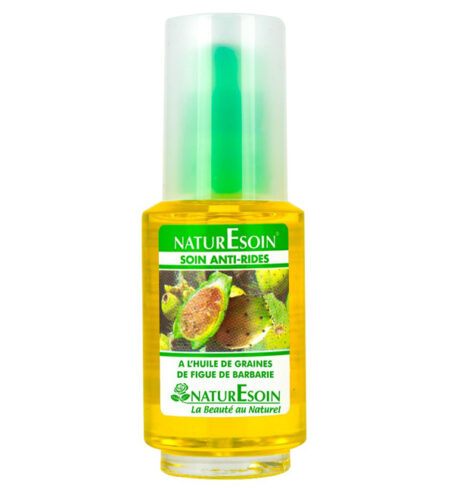 NaturEsoin Huile de Graines de Figue de Barbarie Soin Anti-Rides – 50 ml