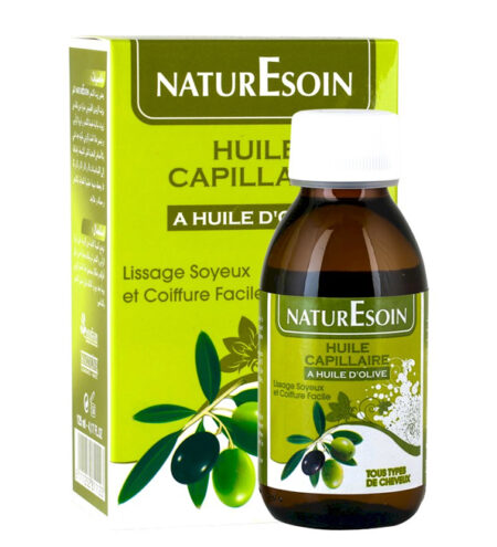 NaturEsoin Huile capillaire a Huile d’Olive – 125 ml