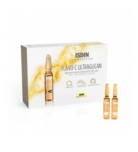 Isdin Flavo-C ultragilican serum antioxydant jour 10 Ampoules*2ml