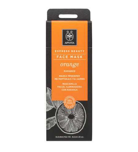 Apivita Express beauty Face Mask Orange 6*2*8ml