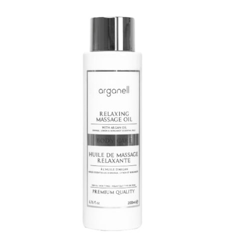 Arganell Huile De Massage Relaxant Orange citron Et Bergamot 200ml