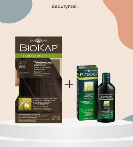 Biokap Delicato 4.0 140ml+shampoing nourissant reparateur 100ml pack
