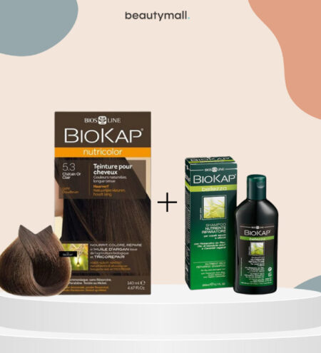Biokap nutricolor 5.3 140ml+Sampoing nourissant reparateur 100ml pack