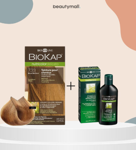 Biokap Delicato 7.33 140ml+shampoing nourissant reparateur 100ml pack