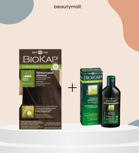 Biokap Delicato rapid 4.0 140ml+shampoing nourissant reparateur 100ml pack