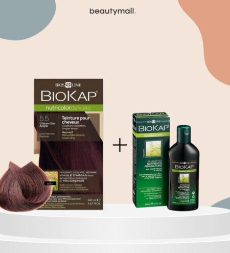 Biokap Delicato 5.5 140ml+shampoing nourissant reparateur 100ml pack