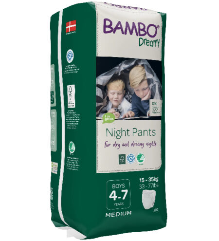 Bambo Dreamy Pants Night Boys 4-7 years 15-35kg/10un