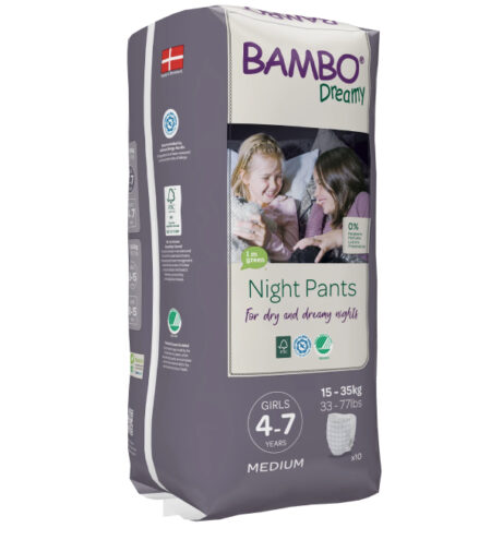 Bambo Dreamy Pants Night Girl 4-7 years 15-35kg/10un