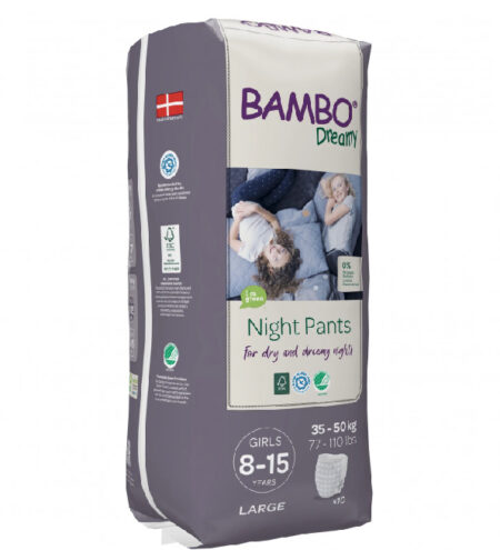 Bambo Dreamy Pants Night Girl 8-15 years 35-50kg/10un