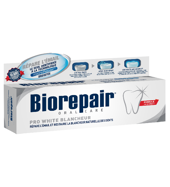 Biorepair Dentifrice Pro White 75ml