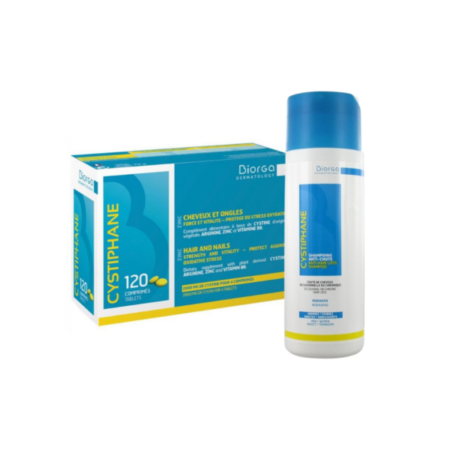 Cystiphane Boite 120 Comprimes + Shampoing 200ml PACK