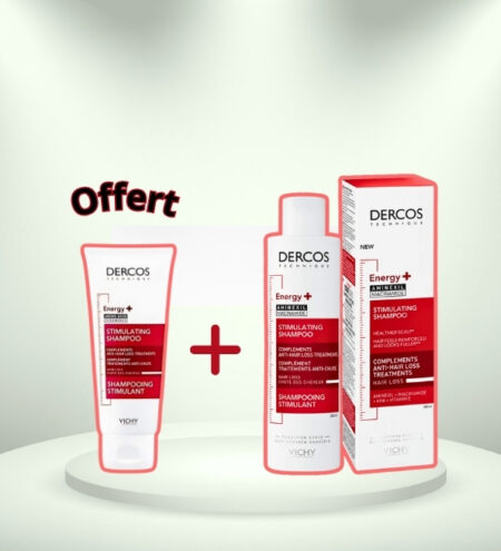 Vichy Dercos Technique ENERGY+ Shampooing Stimulant Anti-Chute | 200ml = 1 Shampooing miniature Offert