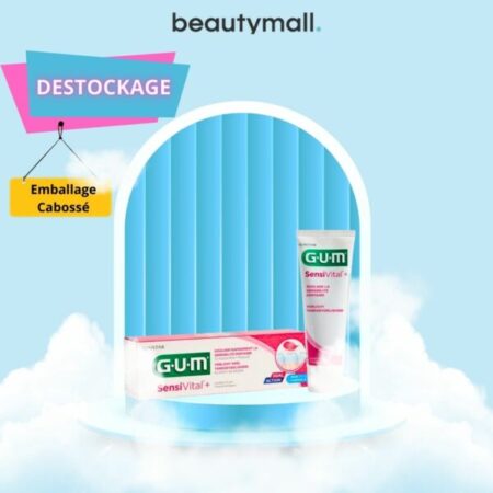 Gum SensiVital Plus Dentifrice 75ml – Destockage