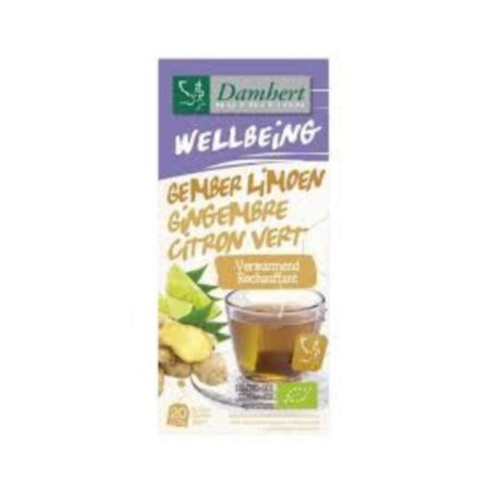Damhert Tisane Gingembre Citron 20 sachetsdamhert
