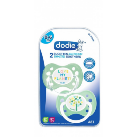 Dodie 2 Sucette Anatomique A83 0-6m