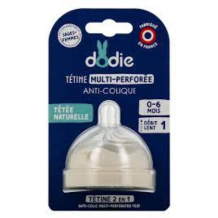 Dodie Tetine Multi-Perfore Biomimetisme D1 0-6m