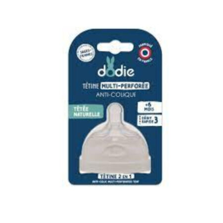 Dodie Tetine Multi-Perfore Biomimetisme D3 +6m
