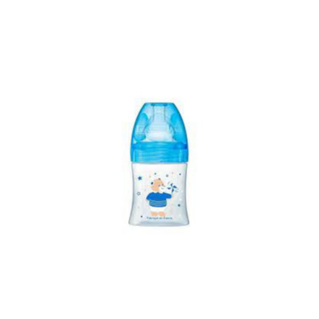 Dodie Biberon Sensation+ Tet Plate Bleu Ourson 0-6m 150ml
