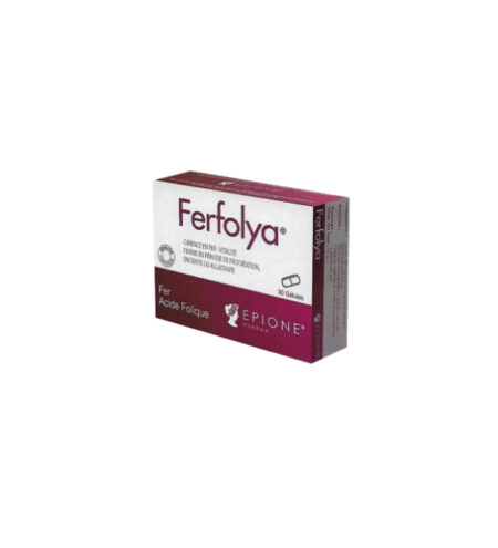 Ferfolya Fer acide folique 30 gelules