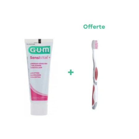 Gum dentifrice sensi +Brosse à dent sensi 6070+
