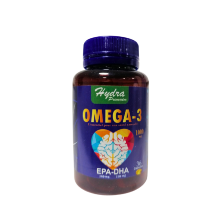 Hydra Premium Omega 3 1000mg  36 Capsules