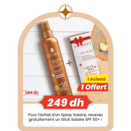Isolari Ecran Solaire Spf50 150ml+ Huile de Solaire 150ml Pack