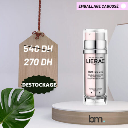 LIERAC ROSILOGIE DOUBLE CONCENTRÉ NEUTRALISANT ROUGEURS INSTALLÉES 50 ML – DESTOCKAGE