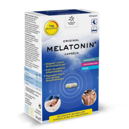 Lemon Melatonin+ Original Vegan 60 gelules