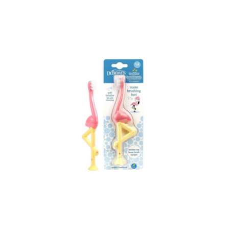 Dr Brown’s Brosse A Dents 1-4ans Flamant-Rose HG058
