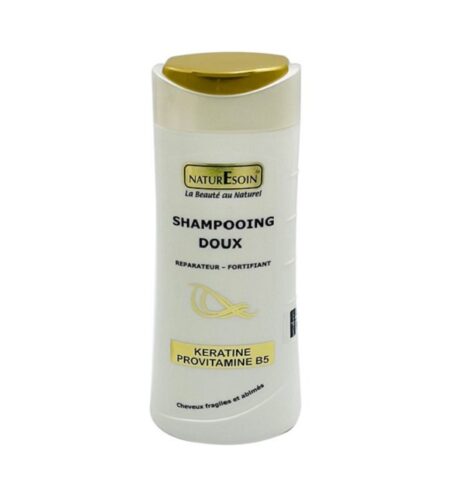NATURE SOIN Shampooing Doux Réparateur-Fortifiant à La Kératine et à La Provitamine B5