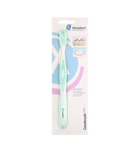 Miradent Brosse à dent Carebrush White Verte