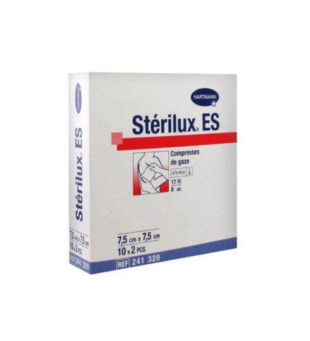 Hartmann sterilux ES compresse de gaze 7.5*7.5