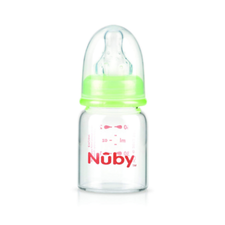 Nuby Biberon en verre Cl standard +0m 60ml