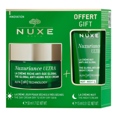 Nuxe Nuxuriance Ultra Creme Riche Anti-age Globale 50ml+ Creme Nuit 15ml