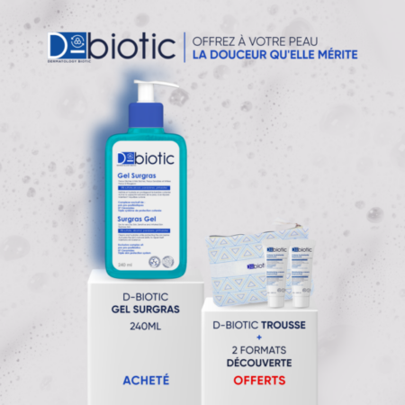 D-BIOTIC Gel Surgras 240 ml = Trousse + 2 Miniatures Offerts
