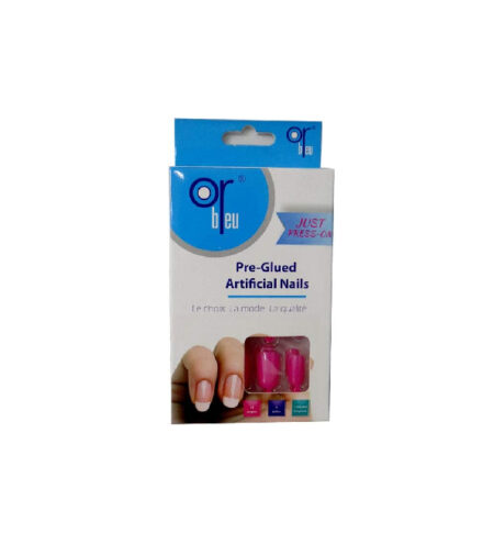 Or Bleu Pre-Glued Artificial Nails N° 01 Ref CT-988