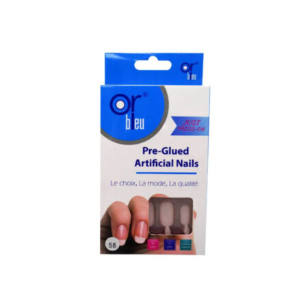 Or Bleu Pre-glued Artificial Nails FC 58 CT-988