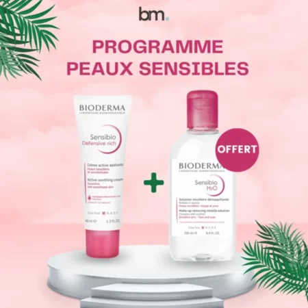 Bioderma Sensibio Duo Coffret Defensive Riche 40ml+H2O 250ml OFFERT