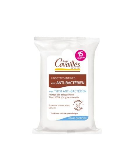 Rogé Cavailles Lingettes Anti Bactérien 15unités