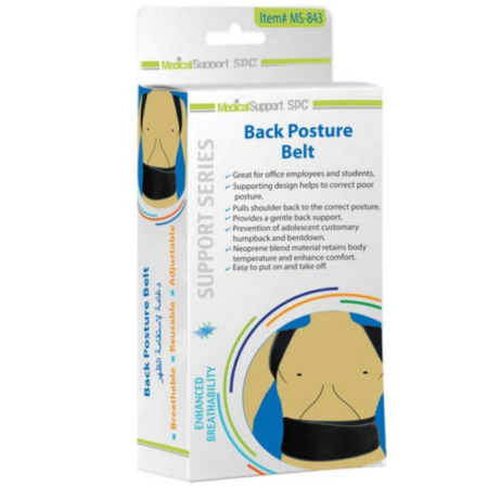 SPC Back Posture Belt Taille S/M MS-843