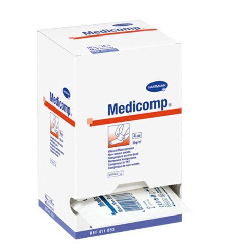 Hartmann medicompresses 5*5cm 100/boite
